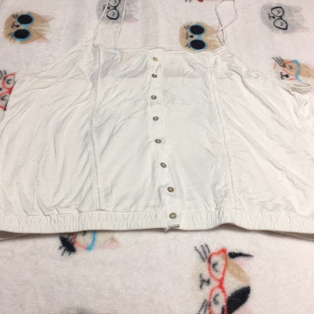 Hardly worn white tank